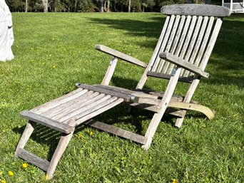 A Fine Quality Teak Steamer Chair