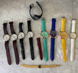 Ten Watches Seiko, Geneve, And Timex