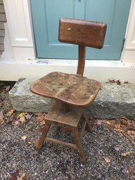 Workbench Industrial Wood Stool