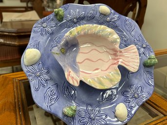 Handmade Fish Plate - Stands