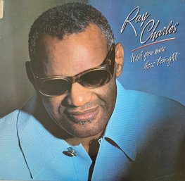 RAY CHARLES  - 'Wish You Were Here Tonight' - 1982 CBS Records LP Record - FC 38293