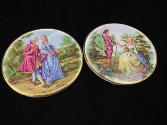 H&R Johnson LTD Courting Decorative Plates