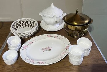 Soup Turin, Ramekins, Plater, Ceramic Basket & More