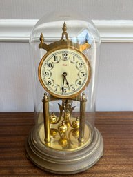 Kundo Vintage 400 Day Anniversary Clock With Glass Dome