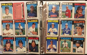 1986 Topps Traded Complete Set With Bo Jackson & Barry Bonds Rookies - M