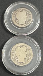 2 Barber Silver Dimes 1902, 1902-O