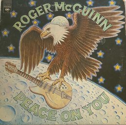 ROGER MCGUINN  - PEACE ON YOU  - COLUMBIA Records KC 32956 Vinyl - WITH INNER SLEEVE