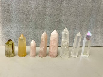 Various Quartz Crystal Towers, 1 Lb 4oz