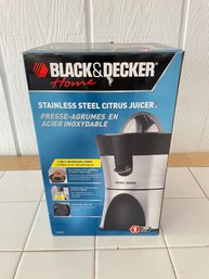 Black & Decker Stainless Steel Citrus Juicer