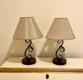 Two Bedside Lamps