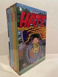 The Complete  HATE By Peter Bagge. 3books Slipcase Set. Sealed.