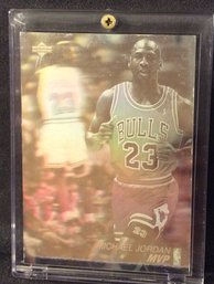 1991-92 Upper Deck Michael Jordan Holo MVP Insert Card