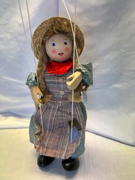 Galt Wooden Marionette: Country Girl