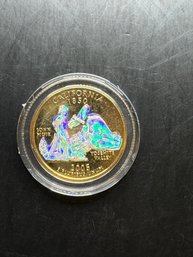 2005-D Gold Plated Quarter