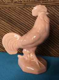 Glazed Rooster Pottery Figure