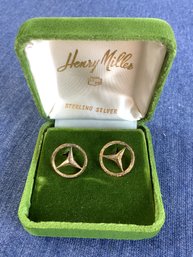 Vintage Mercedes Benz Sterling Cuff Links