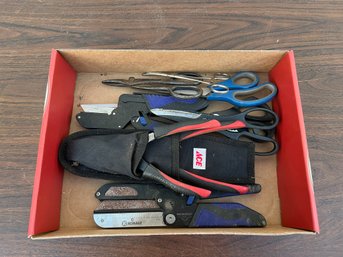 Box Lot Of Cutters