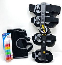 Adjustable Knee Brace, Knee Stablizer & Stackable Pill Reminder Boxes