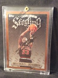 1996 Topps Finest Sterling Bronze Michael Jordan Card With Coating
