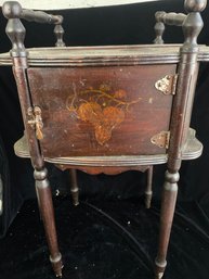 Antique Cigar Humidor Table