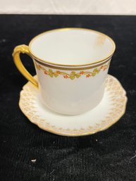 Limogues Cup And Saucer