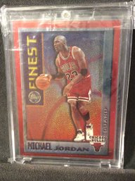 1996 Topps Finest Michael Jordan Insert Card