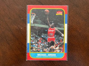 1986 Fleer Michael Jordan Rookie Card