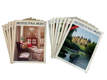 Collection Of Vintage Architectural Digest Magazines From 80's & 90's