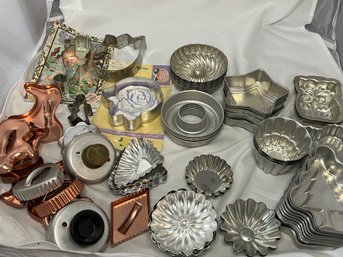 Vintage Tin & Cookie Cutter 70 Piece Lot