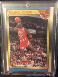1988 Fleer Michael Jordan All Star Card #120