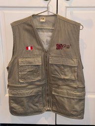 Men's Size Med. Utility Vest With Plenty Of Pockets - Caral Supe Peru