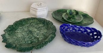 Italian Pottery Serving Dishes
