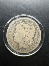 1896-O Morgan Silver Dollar