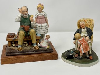 Two Norman Rockwell Figurines