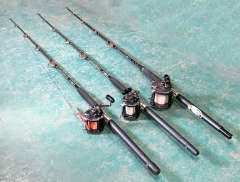 A Trio Of Penn Fishing Rods