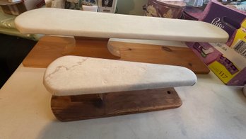 Handmade Americana Wood Sleeve Ironing Boards Vintage.