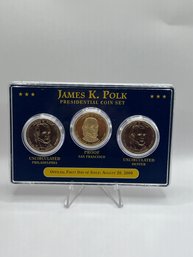 James K. Polk Presidential Dollar Coin Set