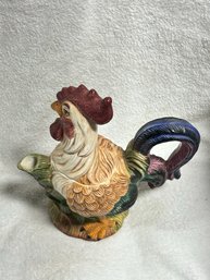 Ceramic Rooster Teapot