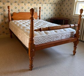 Birdseye Maple Four Post Bed Frame - Owner Originally Paid $950!