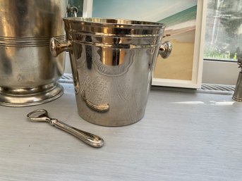 Metal Ice Bucket/opener