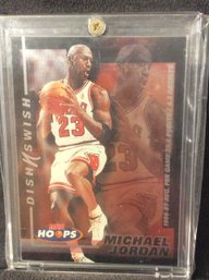1997 Skybox NBA Hoops Dish N Swish Michael Jordan Insert Card