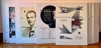 Jan Karski Polish Hero Complete United Nations Holocaust Exhibit On 23 Large Panels With Book