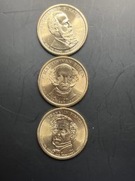 3 Presidential Dollars