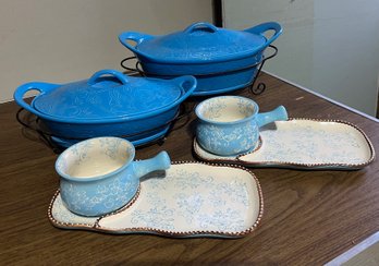 Blue Temp-tations Ovenware & Serving Plates & Bowls