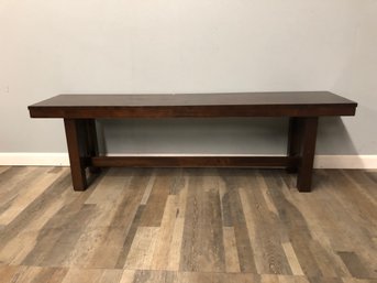 Thick Wood Bench