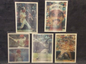 (6) 1986 Sportflics Baseball Cards - M