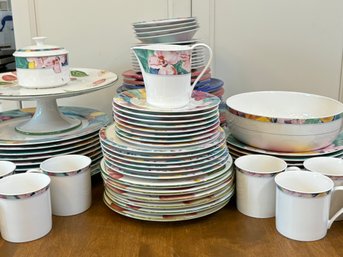 A Mikasa Maxima Partial Dinner Service And More