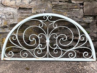 A Vintage Wrought Iron Garden Arch