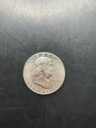 1950 Benjamin Franklin Silver Half Dollar