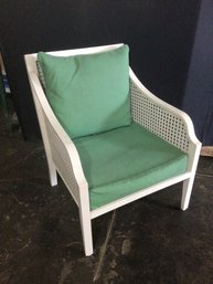 Hampton Bay Green Cushioned Patio Chair #1